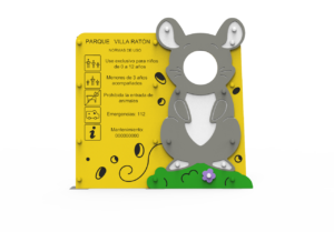 Cartel-Photocall Villa Ratón