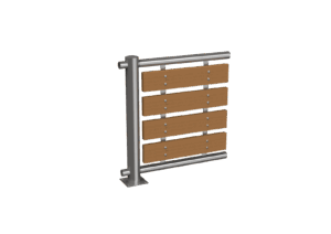 Tramo Pista Madera Multideportiva 0,9 m