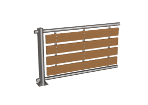 Tramo Pista Madera Multideportiva 1,7 m