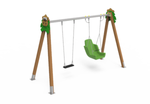 Columpio Mono Asientos Plano e Inclusivo